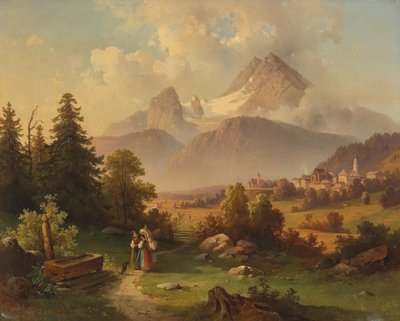 View of the Watzmann by Edmund Mahlknecht